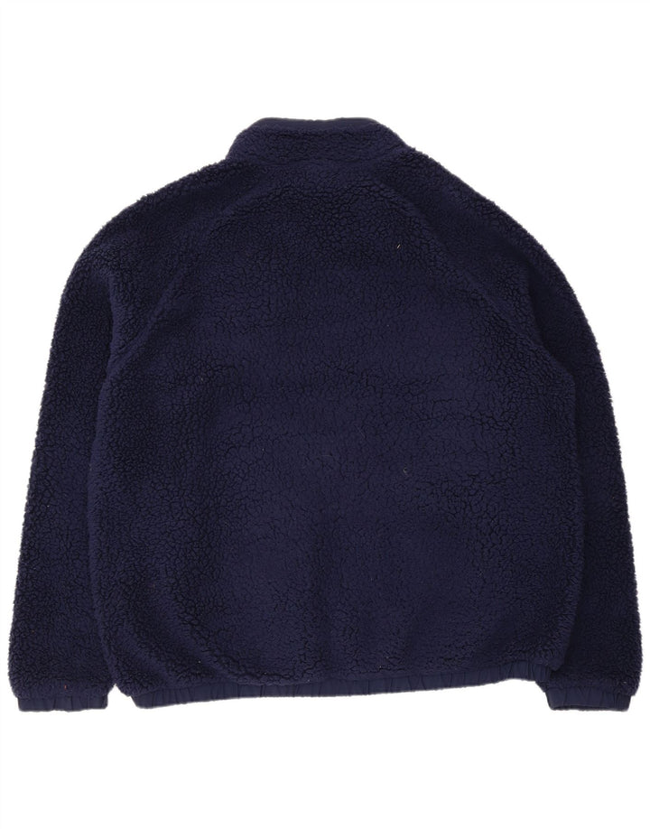 Fila Ανδρικό Fleece Jacket UK 42 XL Navy Blue Polyester