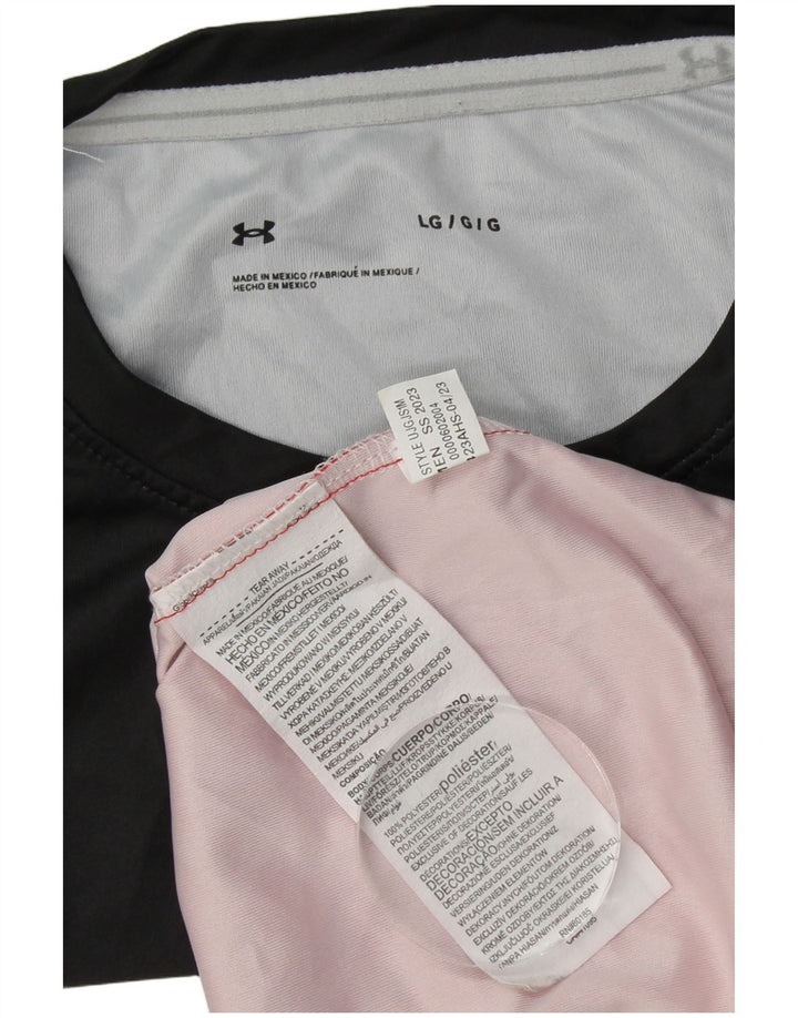 Ανδρικό γραφικό μπλουζάκι UNDER Armour Top μεγάλο κόκκινο χρώμα πολυεστέρα