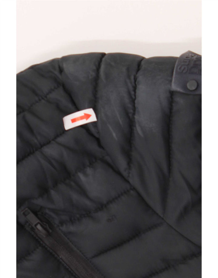 Superdry Ανδρικό μπουφάν με επένδυση UK 40 Large Navy Blue Polyester