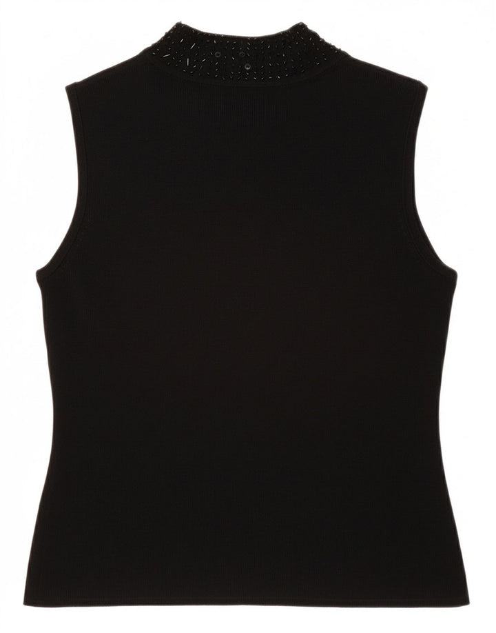 Γυναικεία αμάνικη μπλούζα SKY DESIGN Τοπ US 2 XS Black Rayon