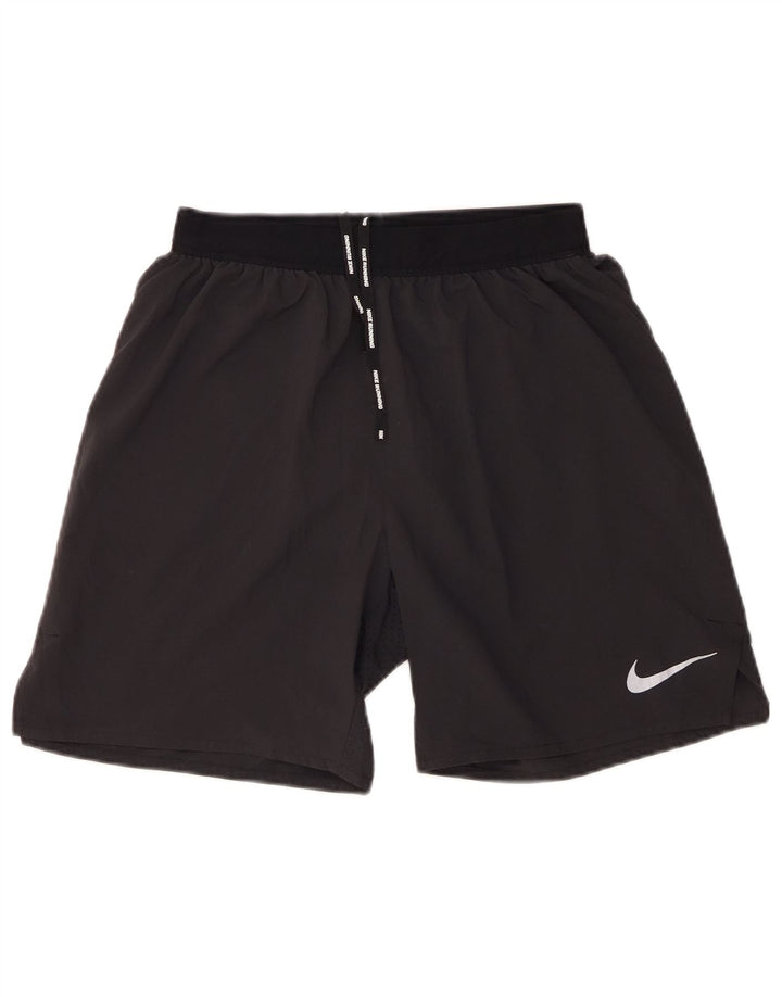 Ανδρικό αθλητικό σορτς Nike Dri Fit, μικρό μαύρο πολυεστέρα