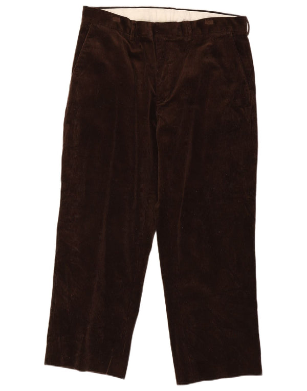 Ανδρικό ίσιο κοτλέ παντελόνι Polo Ralph Lauren W36 L27 Καφέ βαμβακερό