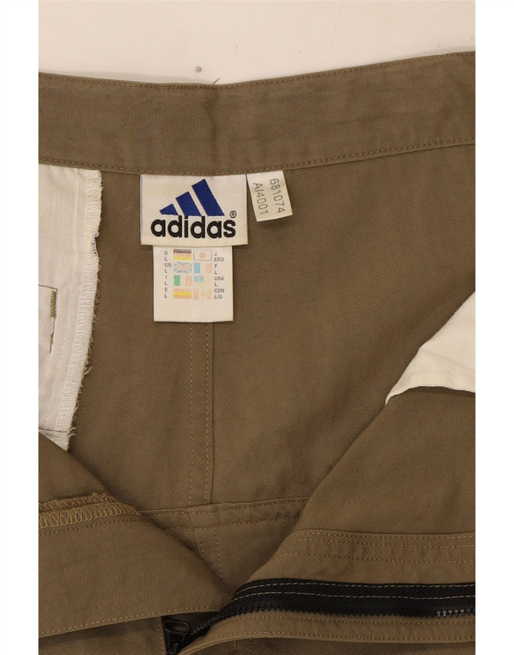 Ανδρικό σορτς Cargo Adidas Large W34 Khaki Polyamide