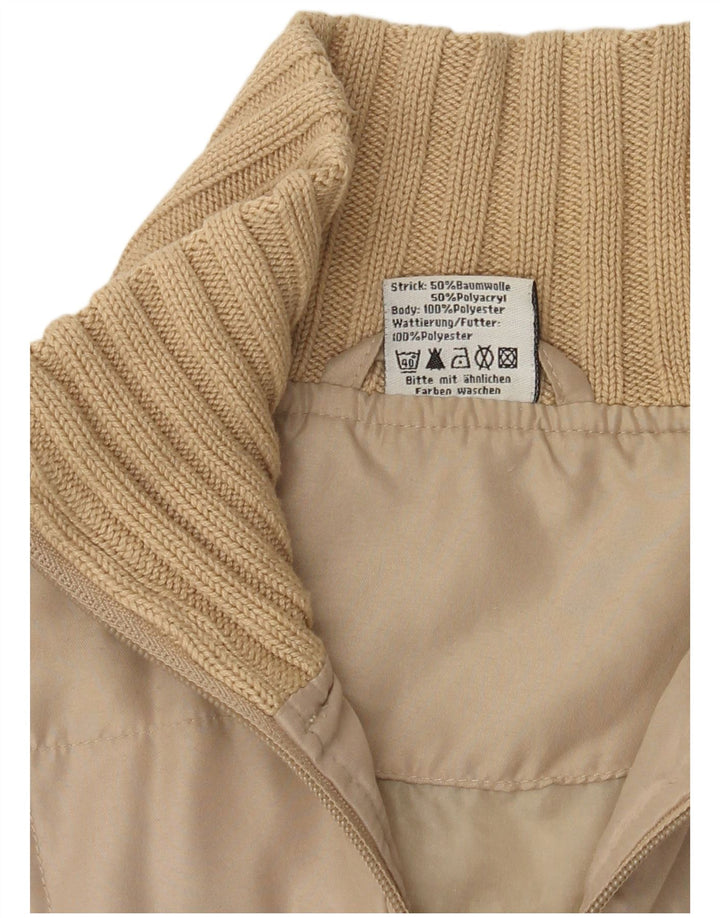 Vintage Γυναικείο Bomber Jacket EU 36 Small Beige Polyester