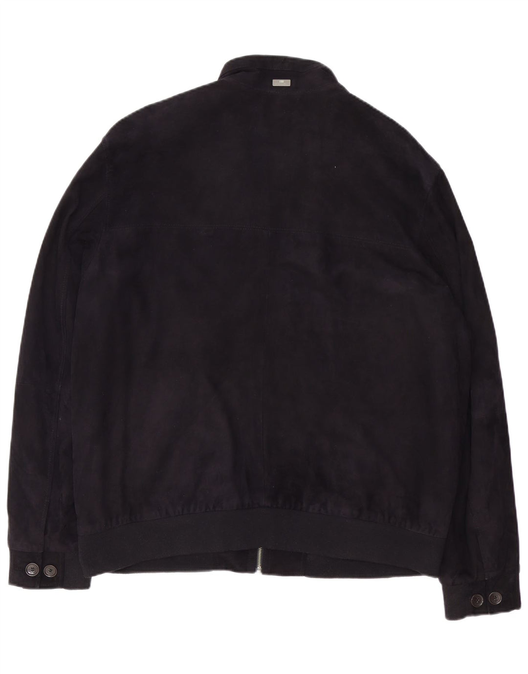 Ανδρικό μπουφάν Christian Berg Suede UK 46 3XL Navy Blue Leather