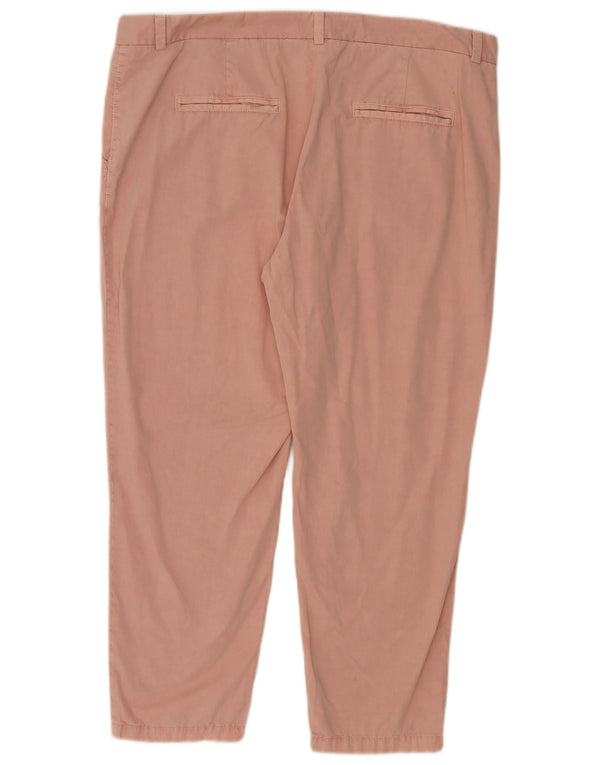 Marks & Spencer Γυναικεία Slim παντελόνια Chino UK 20 2XL W40 L26 Pink Comics