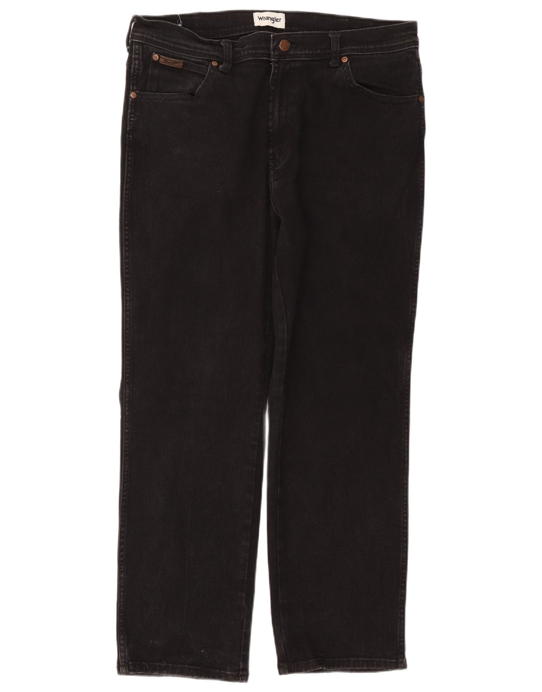 WRANGLER Ανδρικό Texas Straight Jeans W38 L30 Μαύρο βαμβακερό