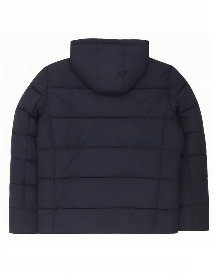 Superdry Ανδρικό μπουφάν με κουκούλα UK 38 Medium Navy Blue Polyester