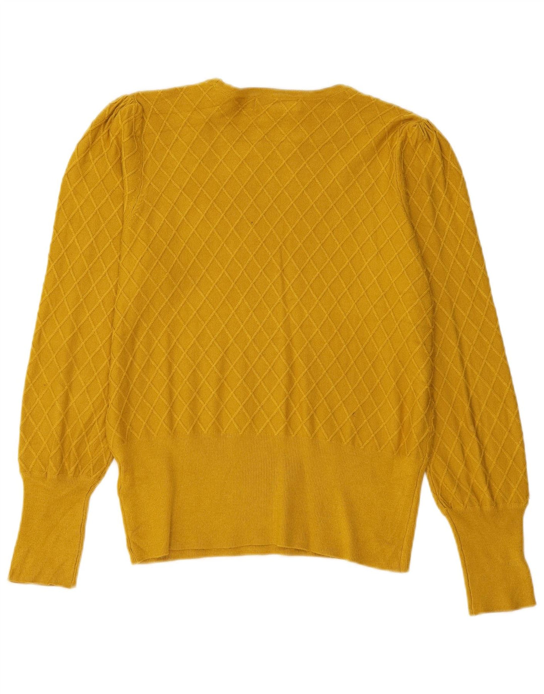Marks & Spencer Γυναικείο πουλόβερ με λαιμόκαυστο UK 12 Medium Yellow