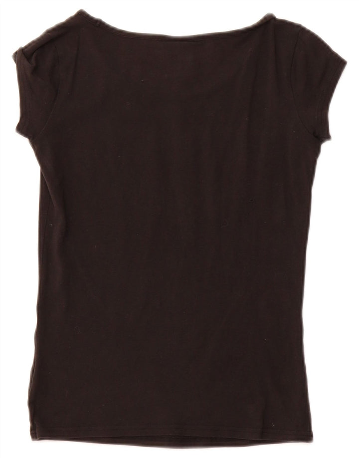 Γυναικείο γραφικό T-shirt NIKE Air Crop Top UK 8/10 Small Black