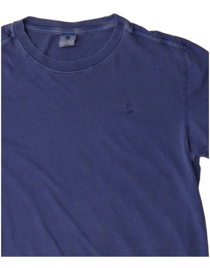 G-Star Ανδρικό T-Shirt Top Μικρό Μπλε Βαμβακερό