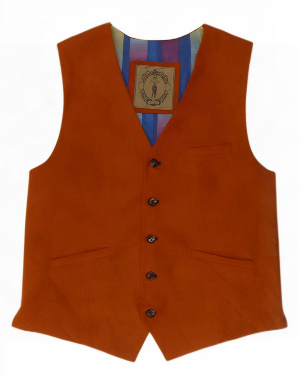 Ανδρικό γιλέκο Cavani Small Brown Colourblock Polyester
