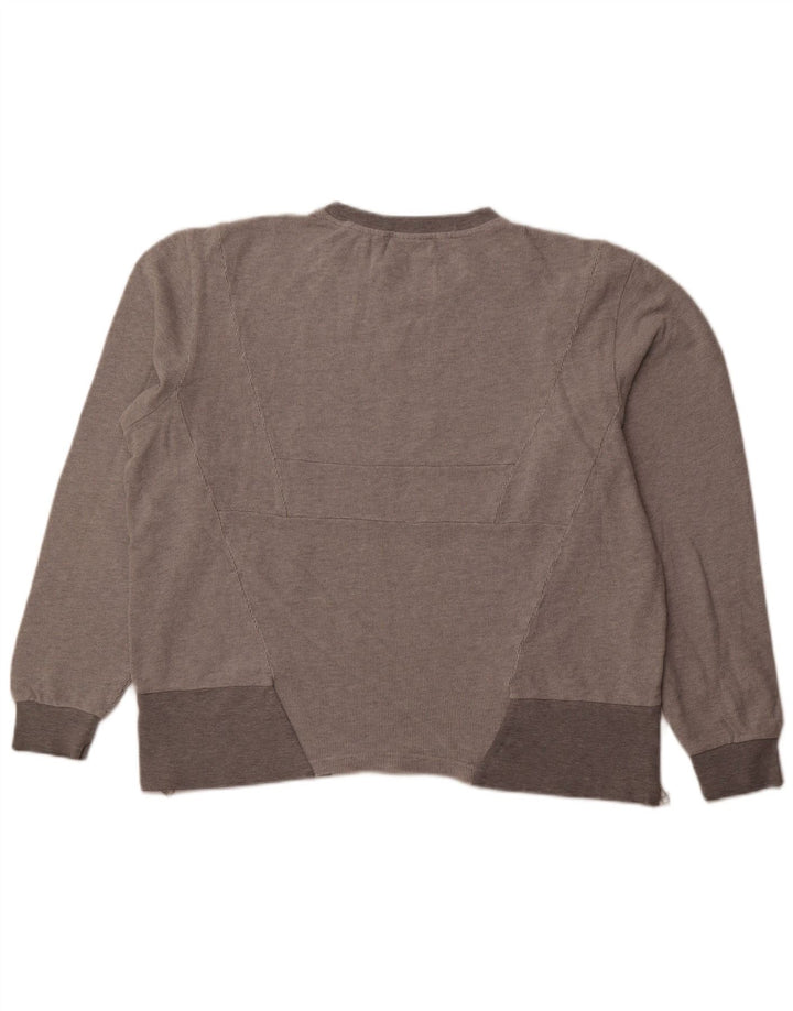 Γυναικείο φούτερ ADIDAS Oversized Jumper UK 18 XL Γκρι βαμβακερό