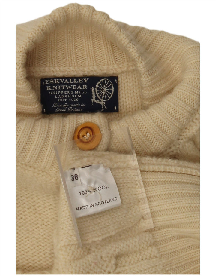 Γυναικείο πουλόβερ με ζακέτα VINTAGE EU 38 Μαλλί μεσαίου χρώματος