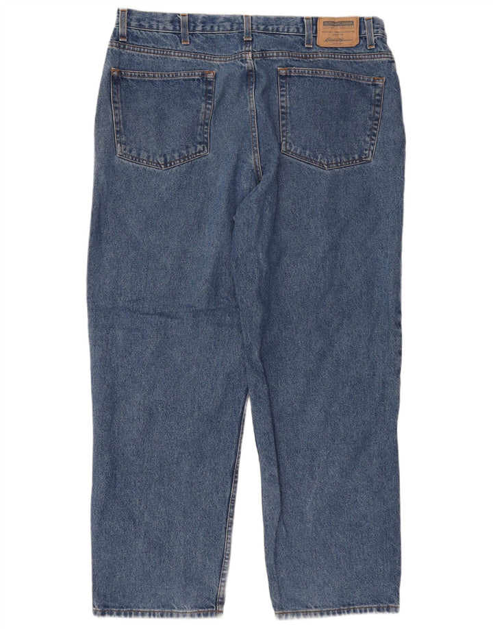 Ανδρικό φαρδύ τζιν Eddie Bauer W38 L30 Μπλε βαμβακερό