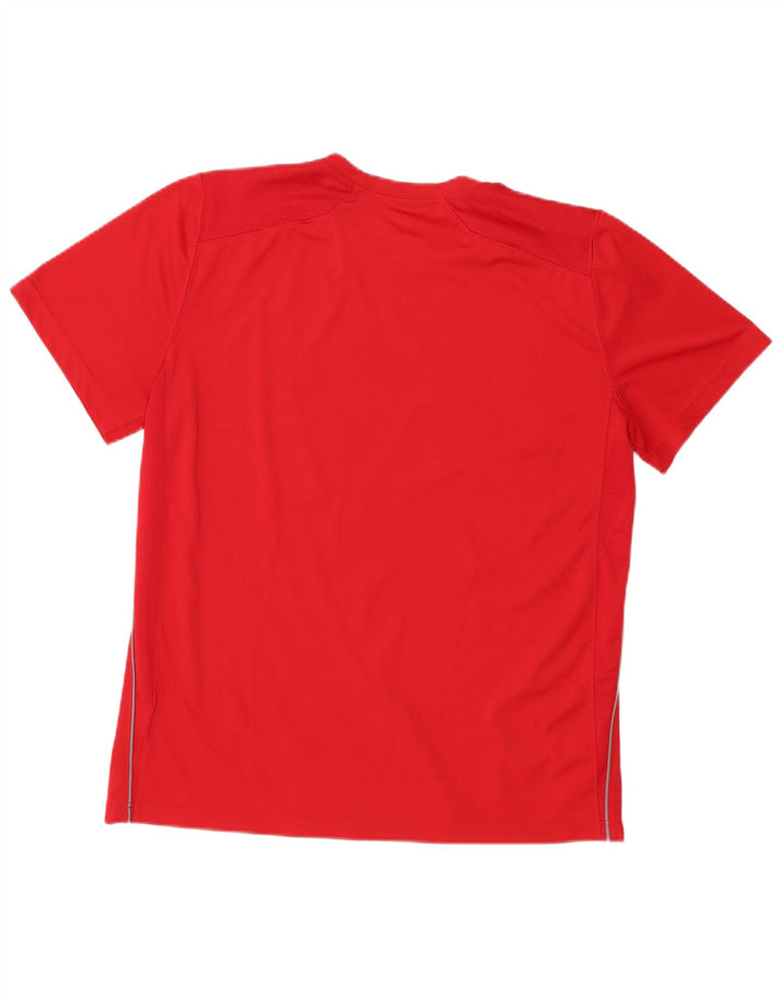 Ανδρικό T-Shirt Nike Dri Fit Top μεγάλο κόκκινο πολυεστέρα