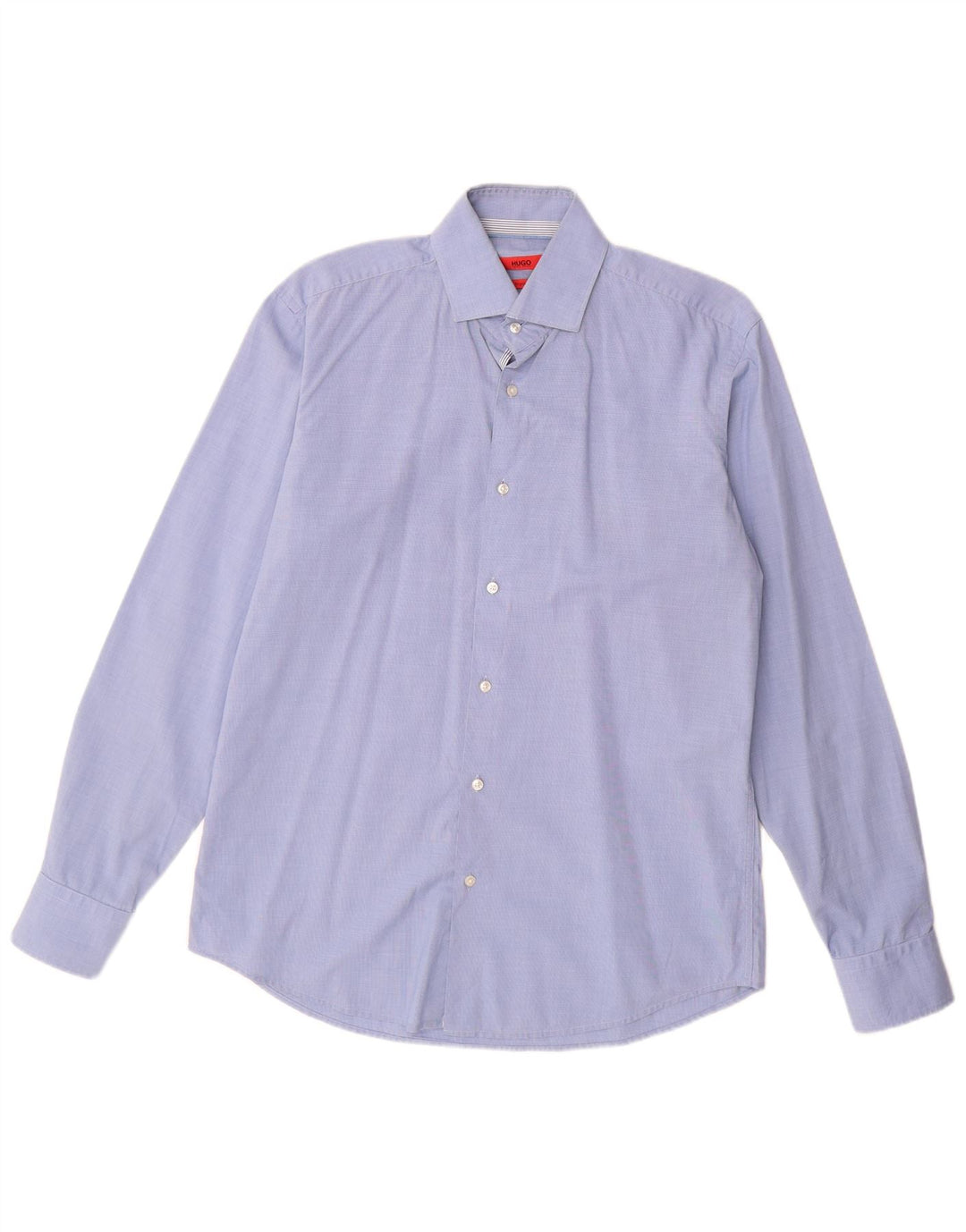 Ανδρικό πουκάμισο Hugo Boss Regular Fit Size 39 15 1/2 Medium Blue Cotton