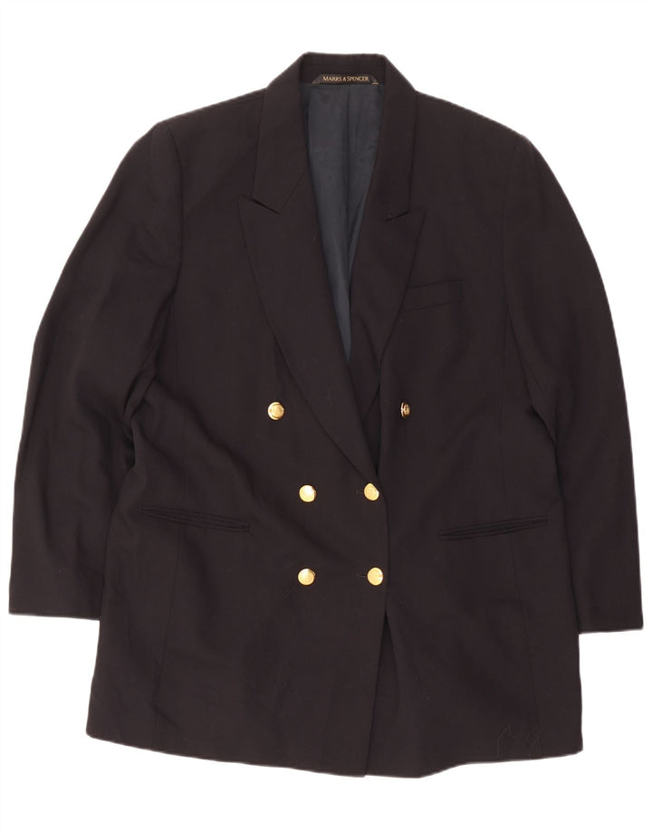 Marks & Spencer Γυναικείο Μπουφάν St. Michael Blazer UK 20 2XL Navy Blue