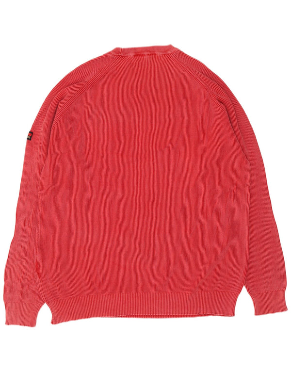 Ανδρικό πουλόβερ Navigare Crew Neck Jumper 2XL Κόκκινο βαμβακερό