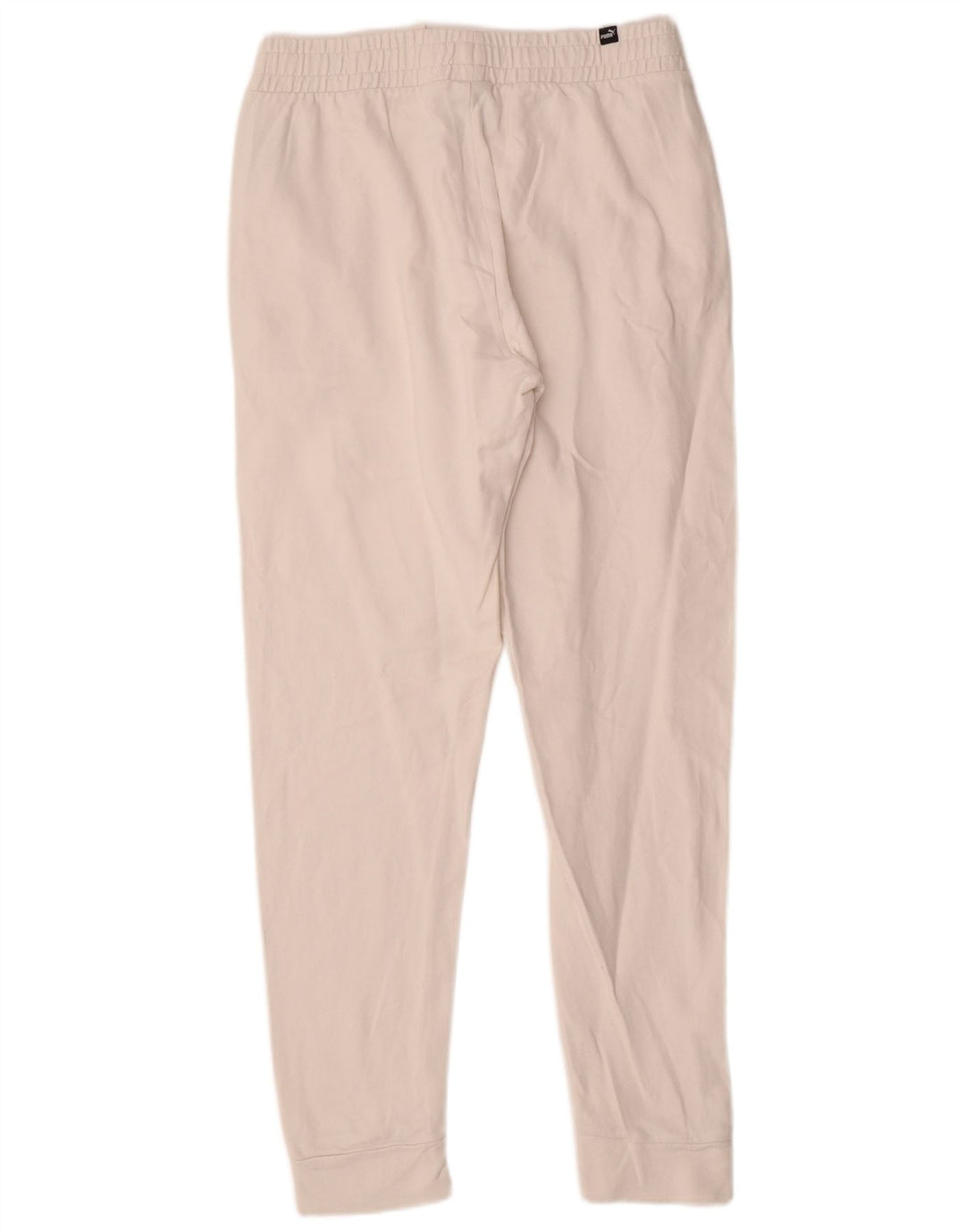 Puma Γυναικεία αθλητική φόρμα Παντελόνι Joggers UK 14 Μεσαίο λευκό βαμβακερό