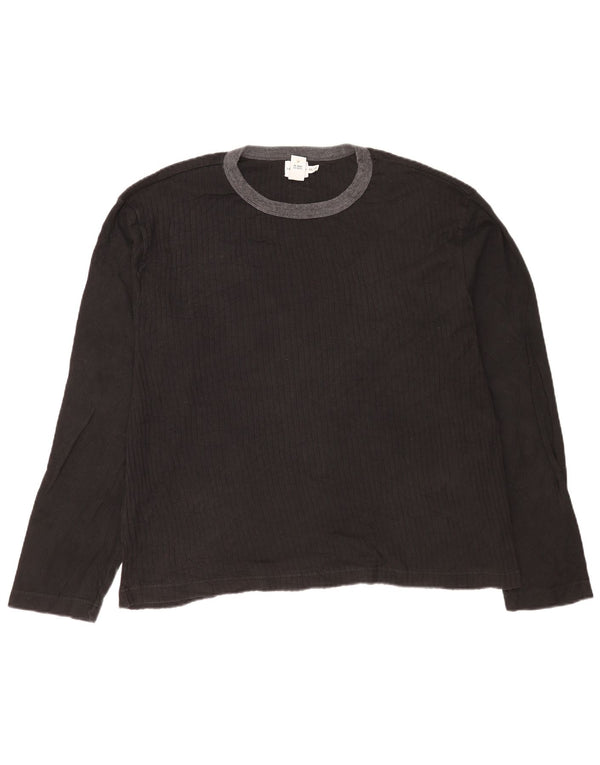 Calvin Klein Jeans Ανδρικό τοπ μακρυμάνικο 2XL μαύρο βαμβακερό