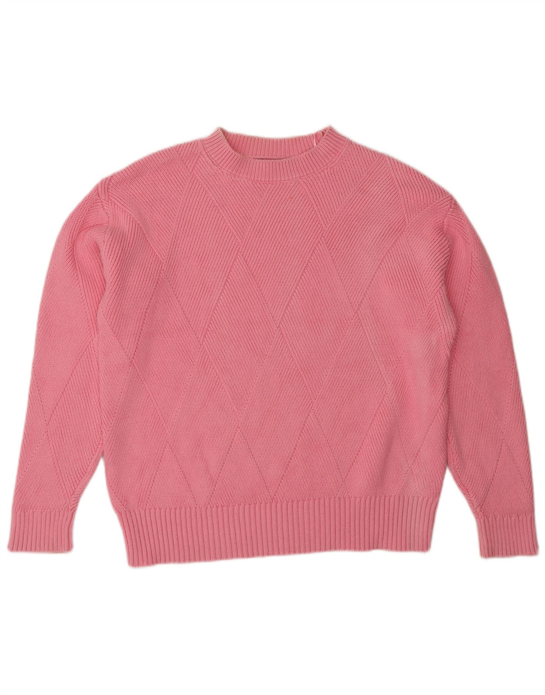 Marks & Spencer Γυναικείο πουλόβερ με λαιμόκοψη UK 14 Medium Pink