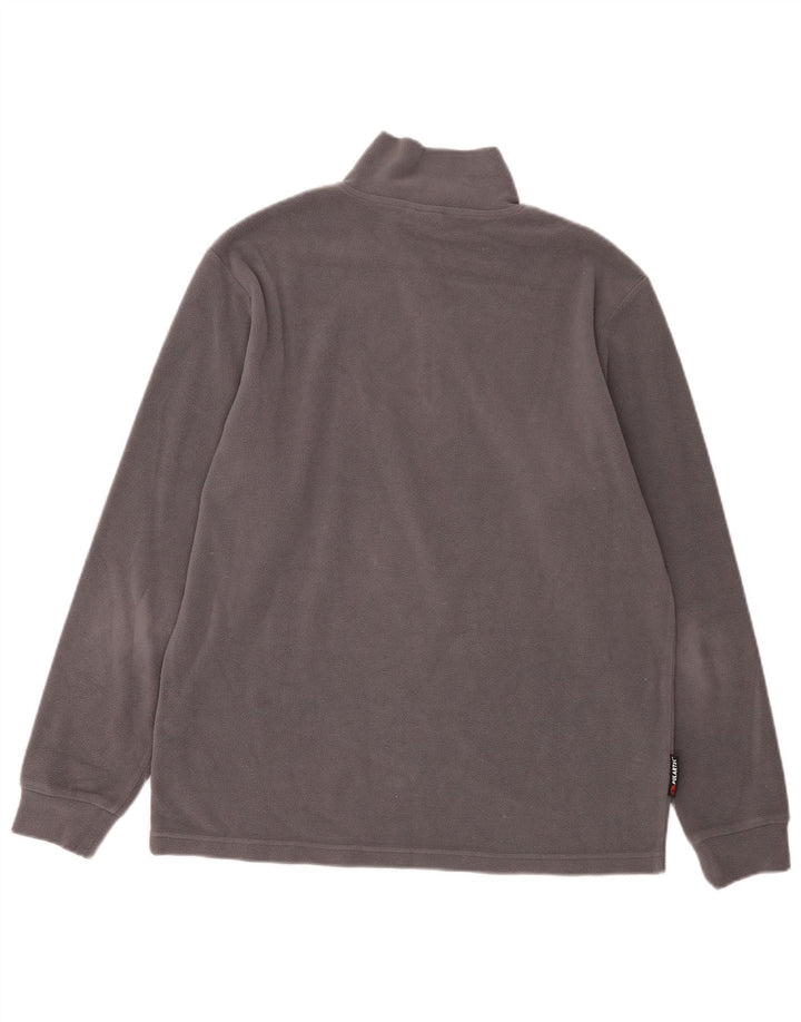 Invicta Ανδρικό φερμουάρ Fleece Jumper Μεγάλο Γκρι Πολυεστέρας
