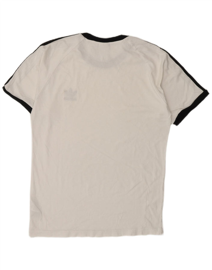Ανδρικό T-Shirt Adidas Top μεγάλο λευκό βαμβακερό