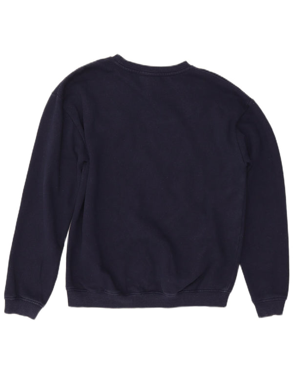 Γυναικείο γραφικό φούτερ ELLESSE Jumper UK 12 Medium Navy Blue Cotton