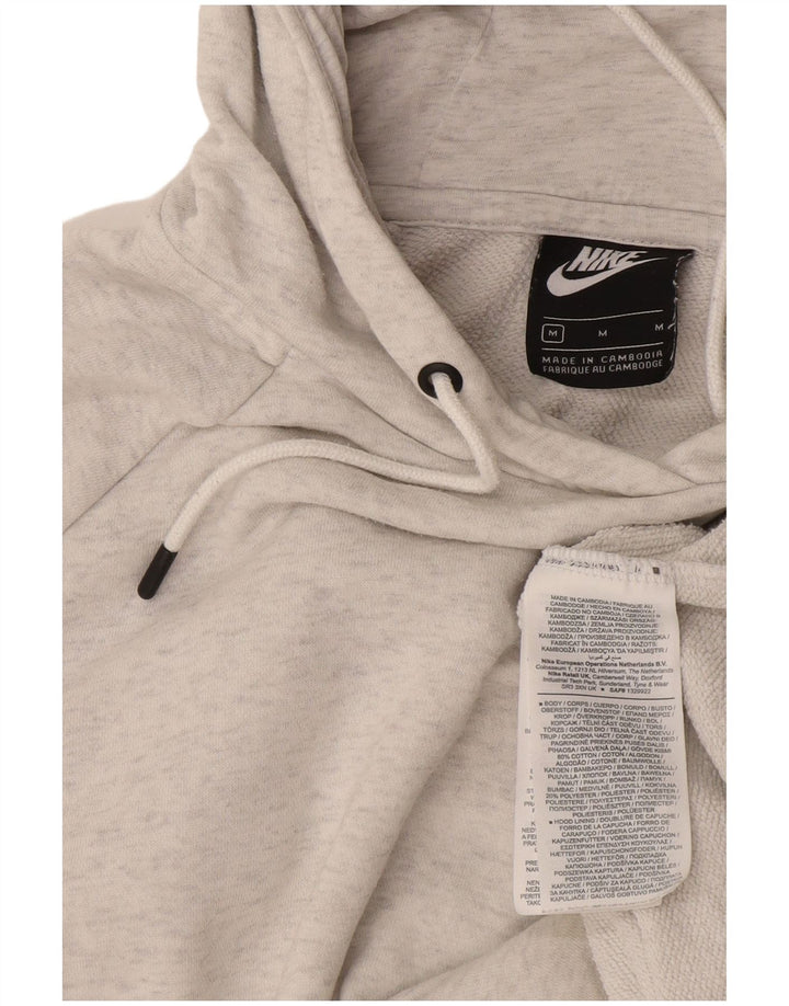 Nike γυναικείο φούτερ με κουκούλα UK 14 Βαμβακερό μεσαίο γκρι