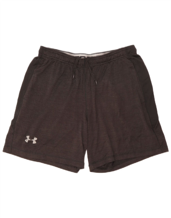 Under Armour Ανδρικό Αθλητικό Σορτς Μεγάλο Μαύρο Flecked