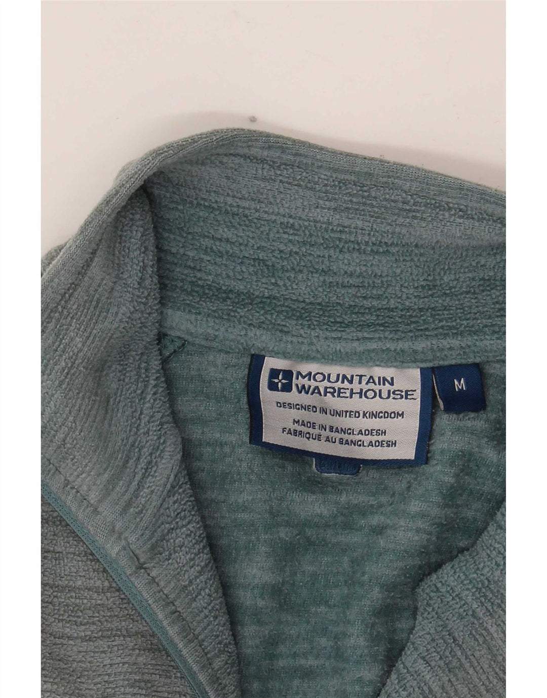 Ανδρική αποθήκη Mountain Warehouse με φερμουάρ Fleece Jumper Medium Blue