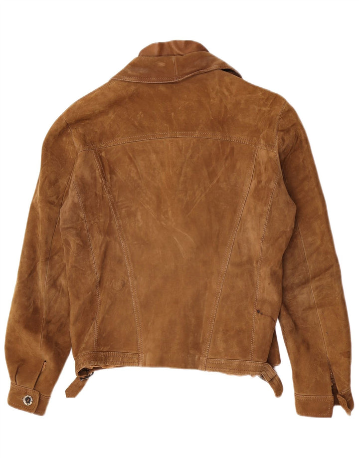 Vintage Ανδρικό Suede Jacket IT 48 Medium Beige