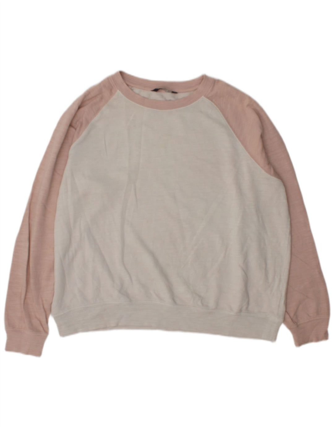 Marks & Spencer Γυναικεία φούτερ Jumper UK 16 Large Off White Colourblock