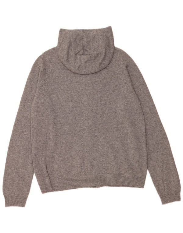 Ανδρικό πουλόβερ ζακέτα με κουκούλα COS Medium Grey Cashmere