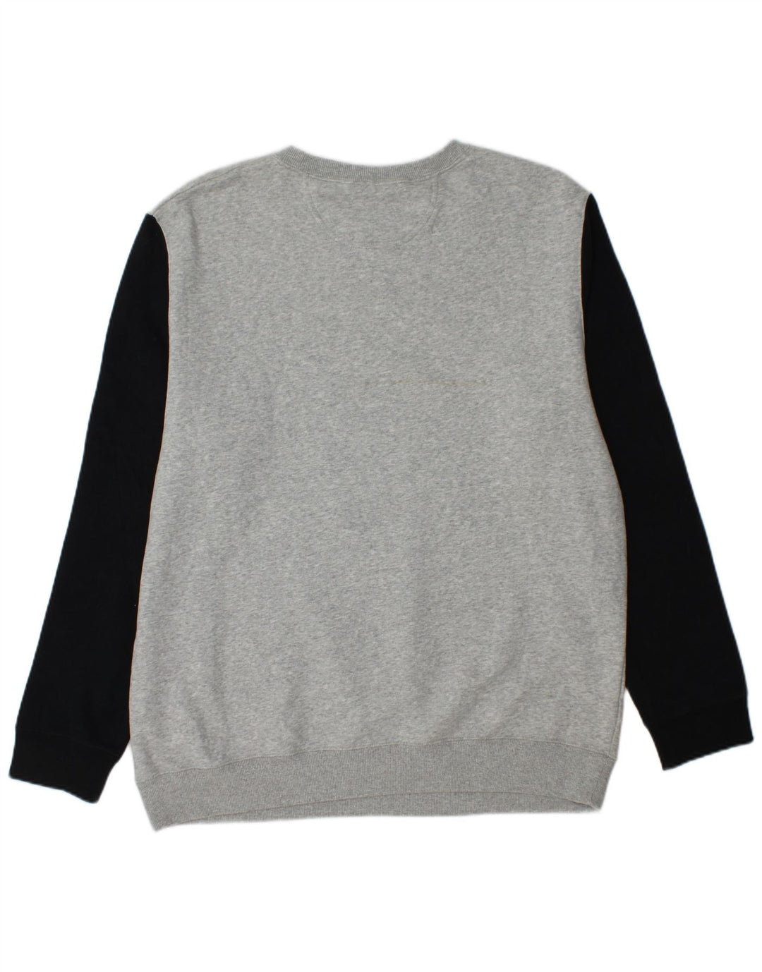 Ανδρικό γραφικό φούτερ CONVERSE Jumper XL Γκρι Colourblock Βαμβακερό