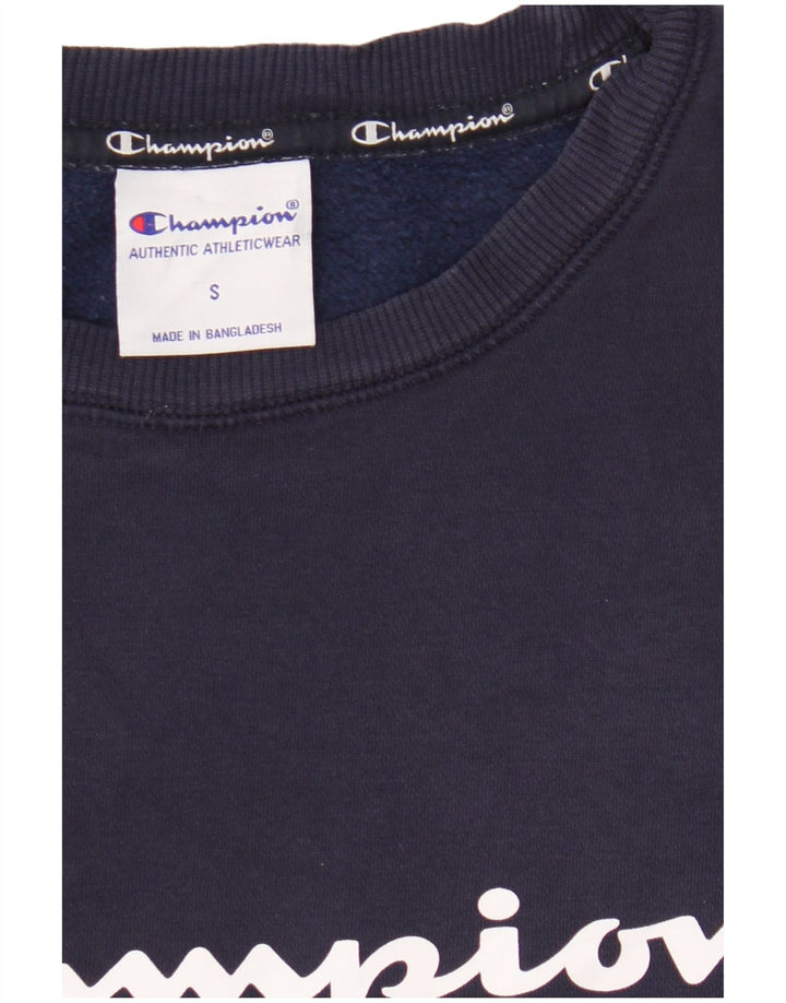 Ανδρικό γραφικό φούτερ Champion Jumper Small Navy Blue Cotton