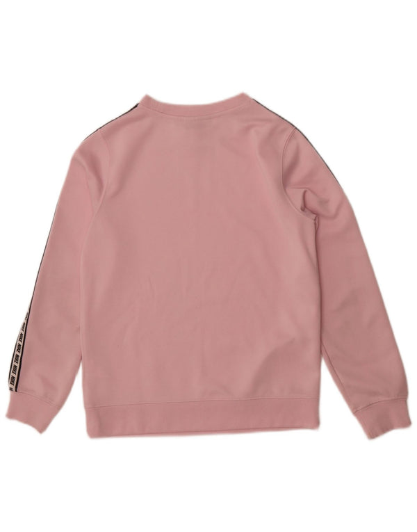 Γραφικό φούτερ Nike Girls Jumper 10-11 ετών Μεσαίο ροζ πολυεστέρα