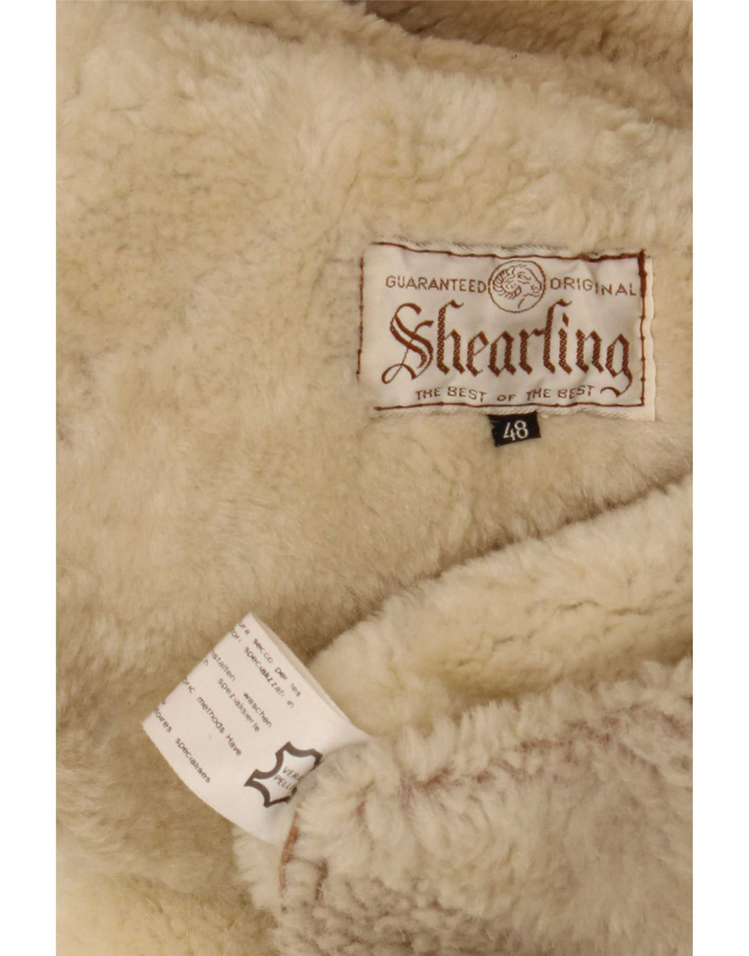 Vintage Γυναικείο Παλτό Shearling IT 48 XL Καφέ Shearling