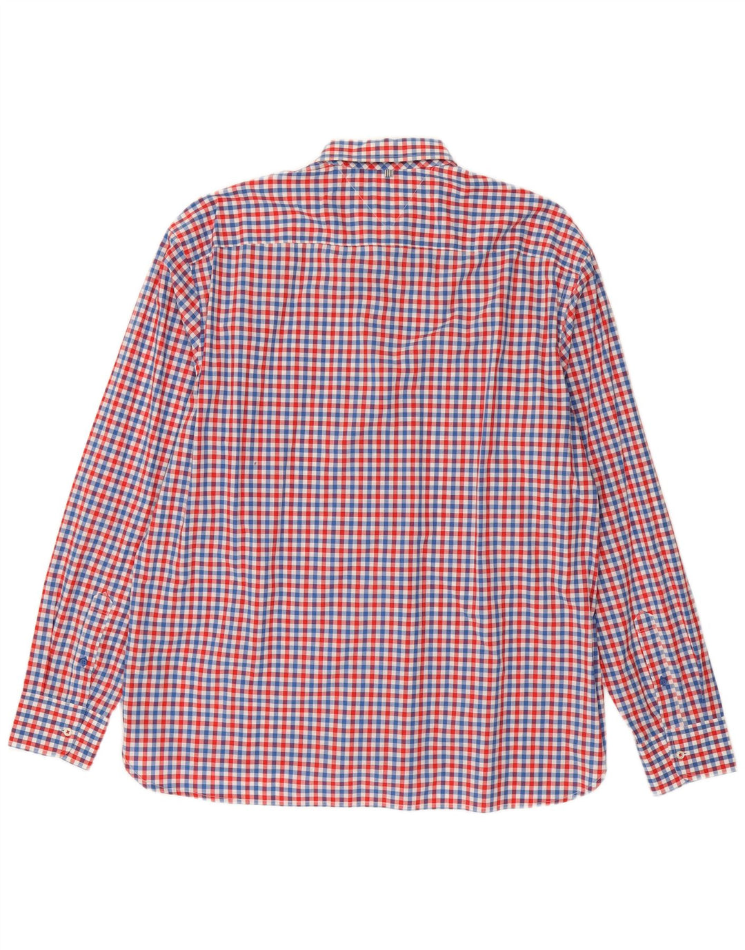 Tommy Hilfiger Ανδρικό πουκάμισο Custom Fit 2XL Red Gingham Cotton