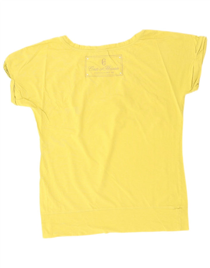 CONTE OF FLORENCE Γυναικείο T-Shirt Top 14 μεσαίο χακί βαμβάκι