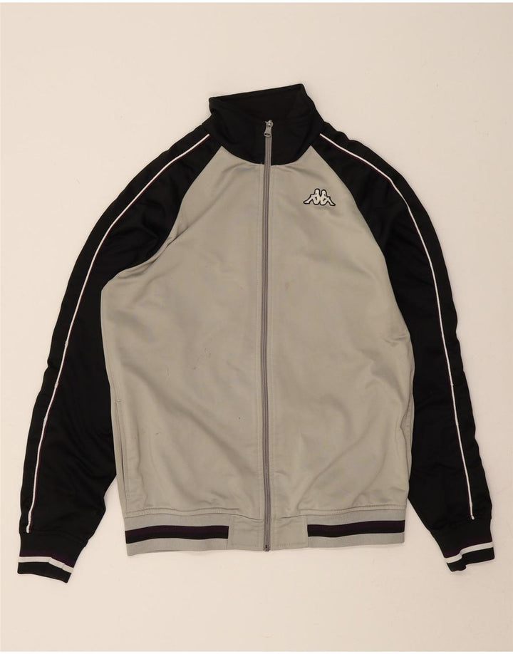 Ανδρική φόρμα KAPPA Top Jacket Μεγάλο Γκρι Χρώμα Πολυεστέρας