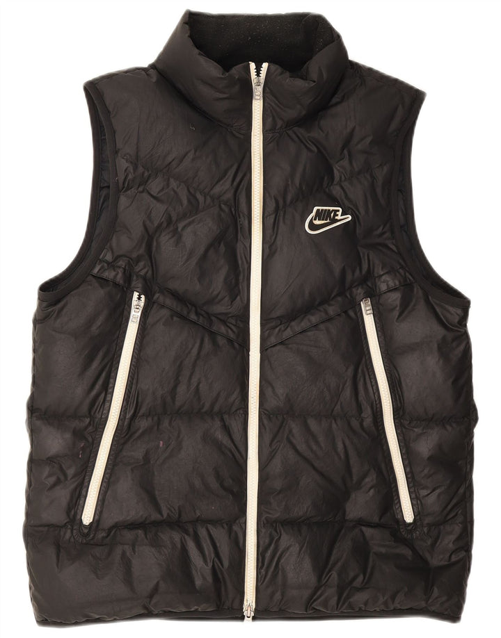 Nike Ανδρικό padded Gilet UK 38 Medium Black Polyester