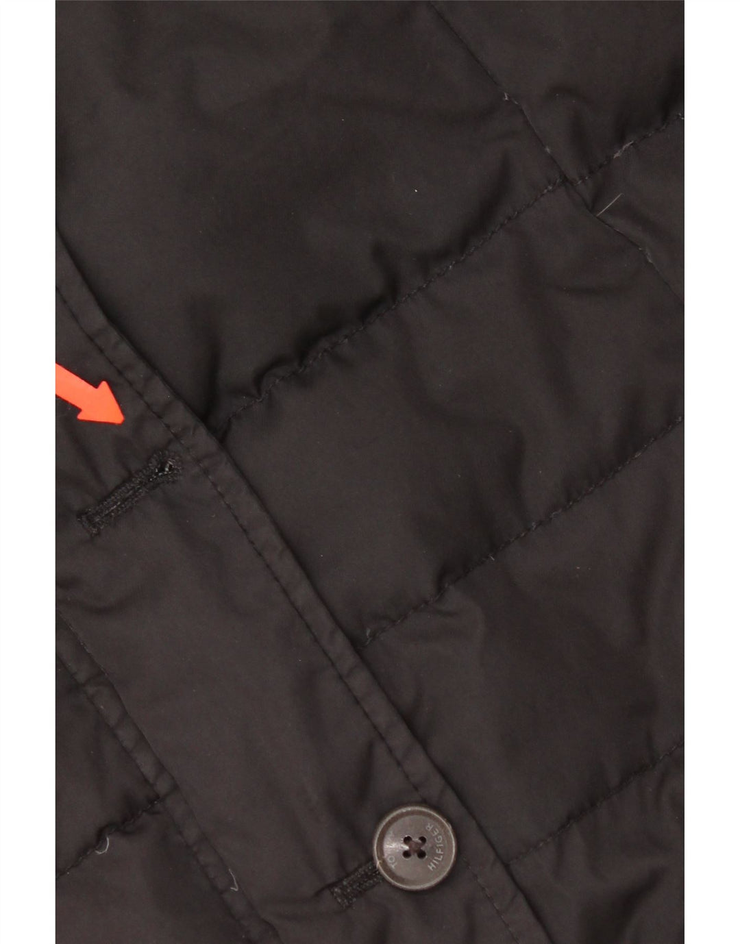 Tommy Hilfiger Γυναικεία επένδυση Gilet UK 14 Large Μαύρος Πολυεστέρας