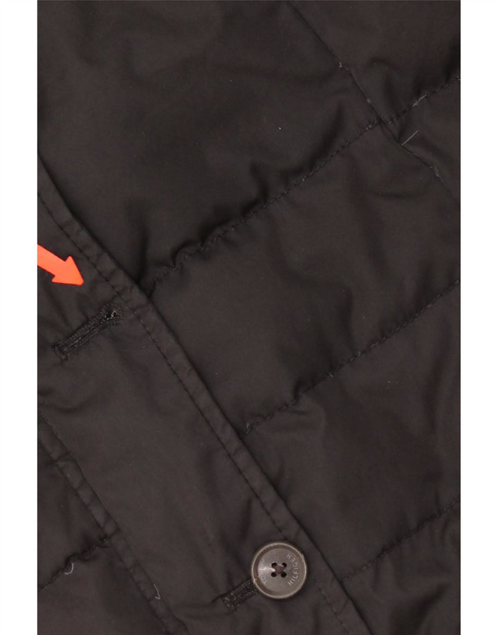 Tommy Hilfiger Γυναικεία επένδυση Gilet UK 14 Large Μαύρος Πολυεστέρας