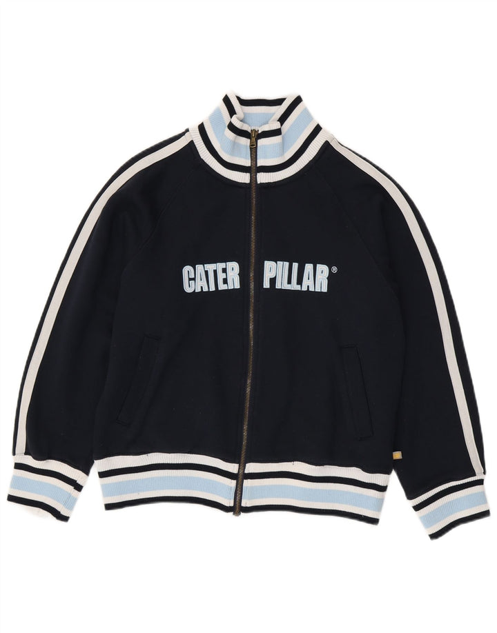 Caterpillar Boys Graphic αθλητική φόρμα Top Jacket 13-14 Years Navy Blue
