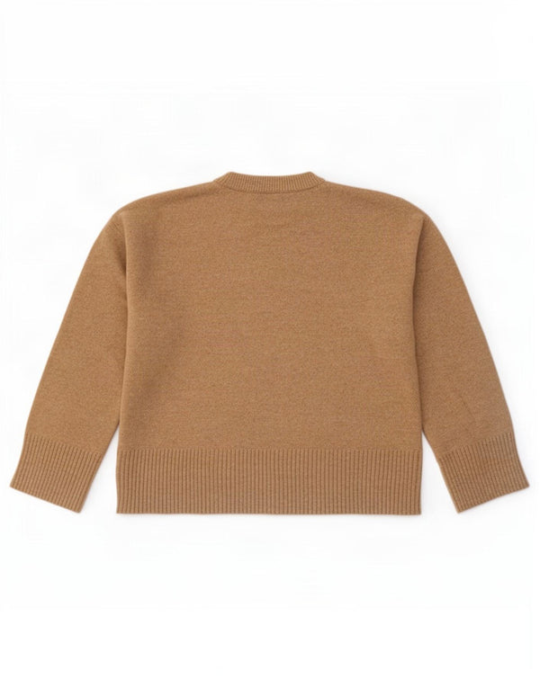 & Other Stories Γυναικείο πουλόβερ με λαιμόκοψη UK 14 Medium Beige