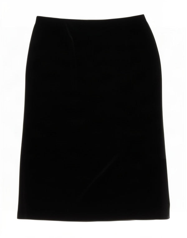 Marks & Spencer Γυναικεία Maxi Φούστα UK 18 XL W34 Μαύρο Πολυεστέρας