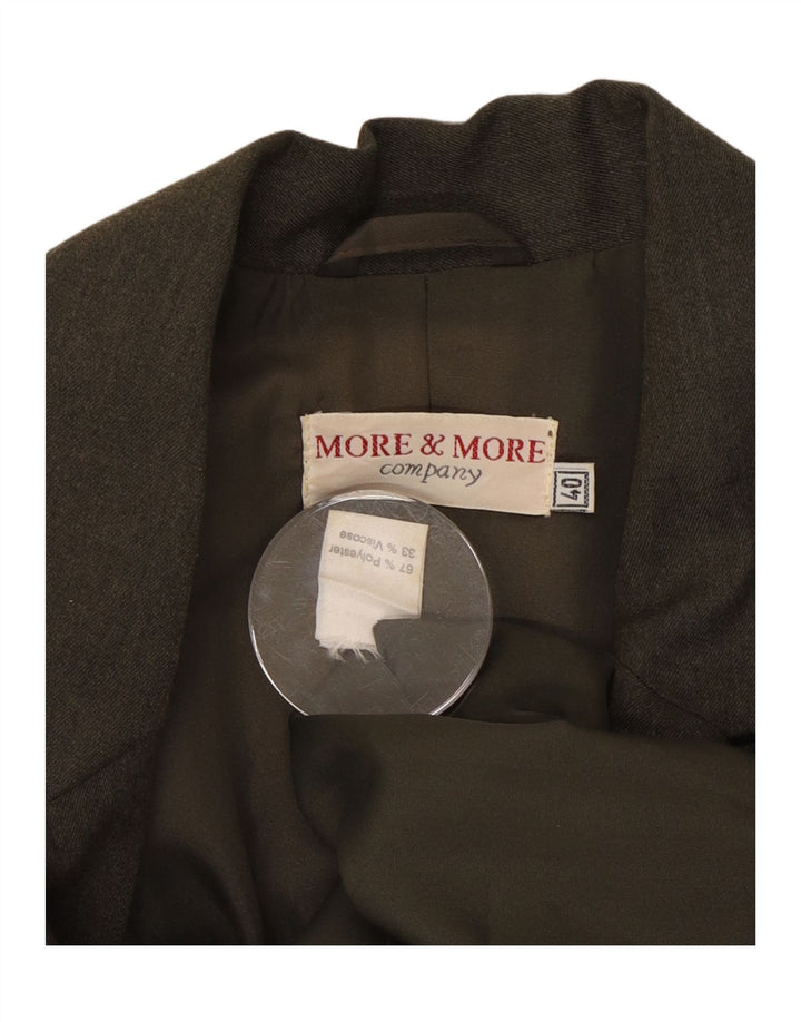 ΠΕΡΙΣΣΟΤΕΡΑ & ΠΕΡΙΣΣΟΤΕΡΑ Γυναικείο τζάκετ σακάκι με 4 κουμπιά EU 40 Medium Khaki Polyester