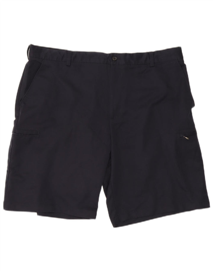 Ανδρικό σορτς Izod Classic Cargo W40 XL Navy Blue Polyester